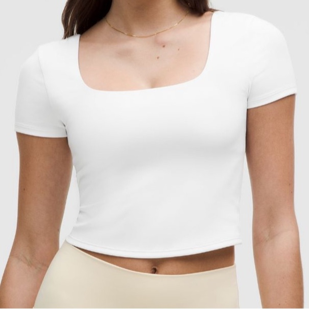 Wunder Under SmoothCover Square-Neck T-Shirt